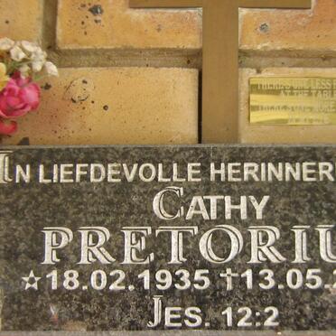 PRETORIUS Cathy 1935-2010