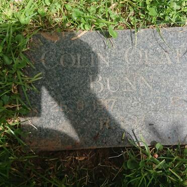 BUNN Colin OLAFF 1917-1992