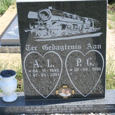 BOTHMA A.L. 1945-2001 &amp; P.G. 1956-