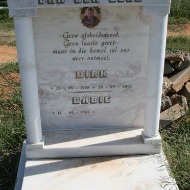 BERG Dirk, van den 1958-2002 &amp; Babie 1965-