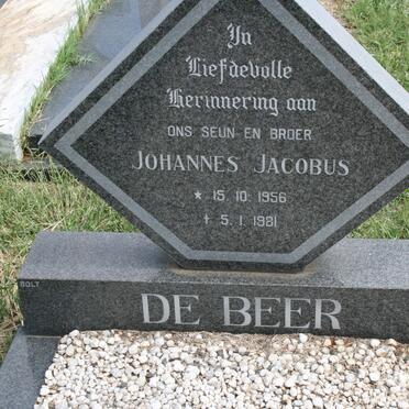 BEER Johannes Jacobus, de 1956-1981