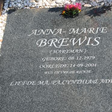 BREWIS Anna-Marie nee HARTMAN 1979-2004