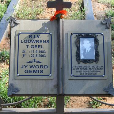 GEEL Louwrens T. 1983-2003