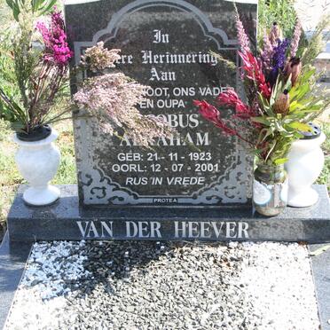 HEEVER Jacobus Abraham, van der 1923-2001