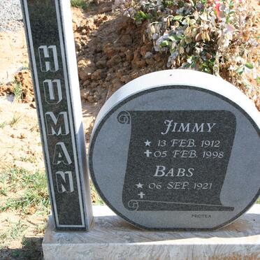 HUMAN Jimmy 1912-1998 &amp; Babs 1921