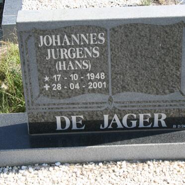 JAGER Johannes Jurgens, de 1948-2001