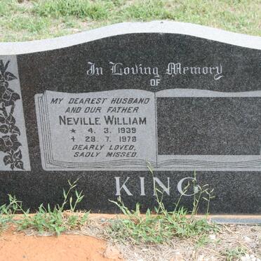 KING Neville William 1939-1978