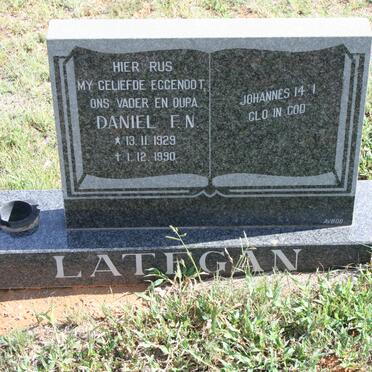 LATEGAN Daniel F.N. 1929-1990
