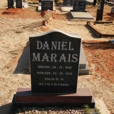 MARAIS Daniel 1942-2012