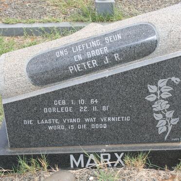 MARX Pieter J.R. 1964-1981