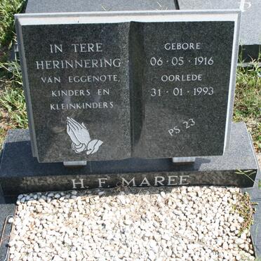 MAREE H.F. 1916-1993