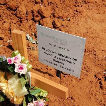 MARAIS Nicholas Bernard 1950-2019