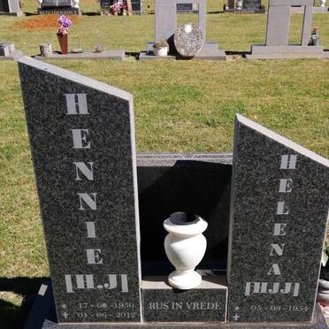 PELSER H.J. 1950-2012 &amp; H.J.J. 1954-