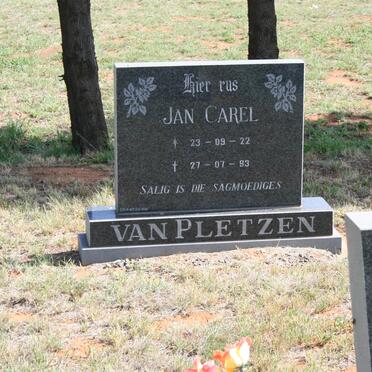 PLETZEN Jan Carel, van 1922-1993