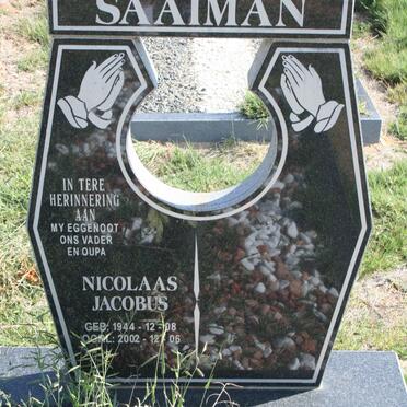 SAAIMAN Nicolaas Jacobus 1944-2002