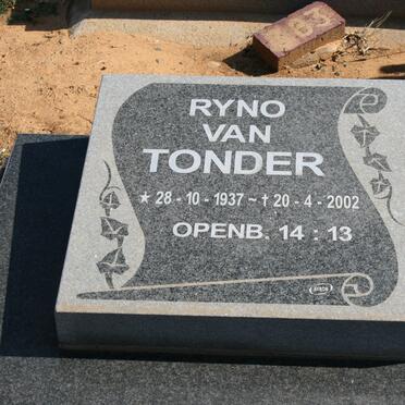 TONDER Ryno, van 1937-2002