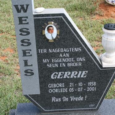 WESSELS Gerrie 1958-2001