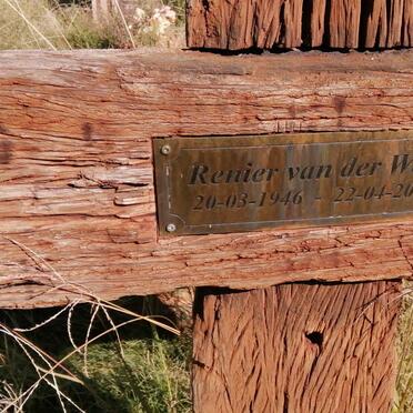 WALT Renier, van der 1946-2016