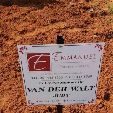 WALT Judy, van der 1969-2019