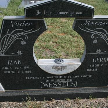 WESSELS Izak 1916-1985 &amp; Gertjie 1919-