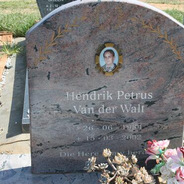 WALT Hendrik Petrus, van der 1984-2002