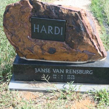 RENSBURG Hardi, Janse van 1974-1998
