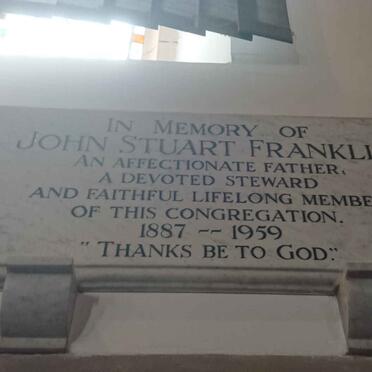 FRANKLIN John Stuart 1887-1959