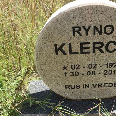 KLERCK Ryno 1922-2010