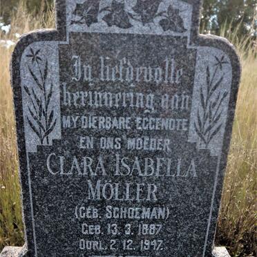 MOLLER Clara Isabella nee SCHOEMAN 1887-1947