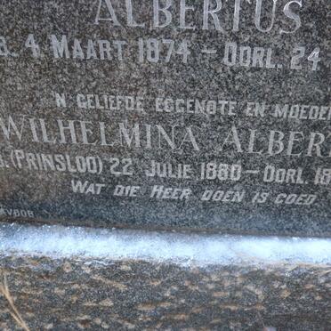 PRETORIUS Johannes Nicolaas Albertus 1874-1961 &amp; Wilhelmina Albertina 1880-1948