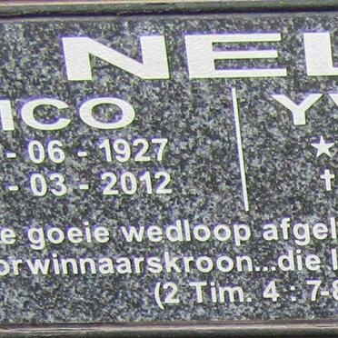 NEL Nico 1927-2012 &amp; Yvonne 1932-