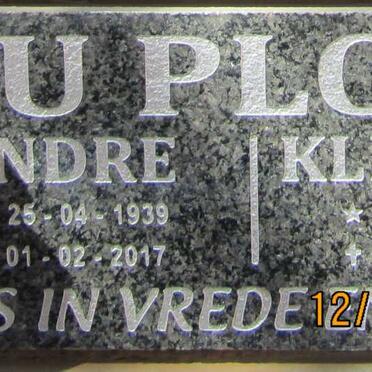 PLOOY Andre, du 1939-2017 &amp; Kleintjie 1936-2017