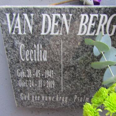 BERG Cecilia, van den 1945-2019