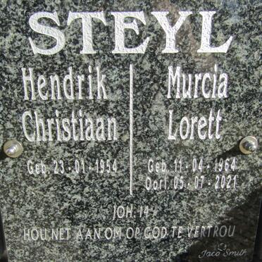 STEYL Hendrik Christiaan 1954- &amp; Murcia Lorett 1964-2021