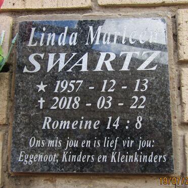 SWARTZ Linda Marleen 1957-2018