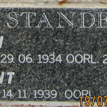 STANDER Ben 1934-2001 &amp; Font 1939-