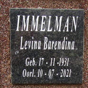 IMMELMAN Levina Barendina 1931-2021