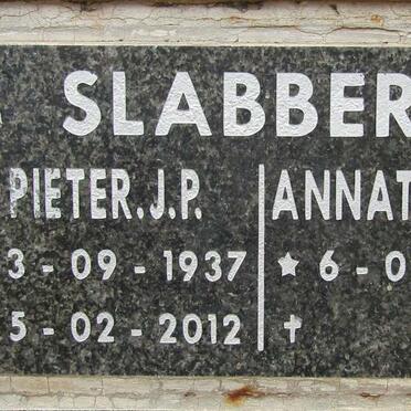 SLABBERT Pieter J.P. 1937-2012 &amp; Annatjie  A.K. 1939-