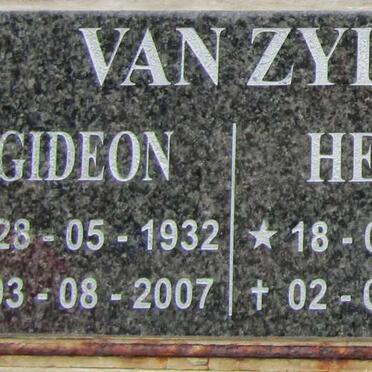 ZYL Gideon, van 1932-2007 &amp; Hetta 1935-2015