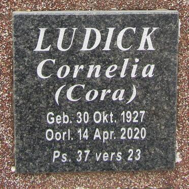 LUDICK Cornelia 1927-2020