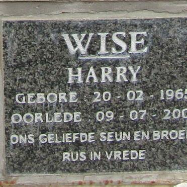 WISE Harry 1965-2006