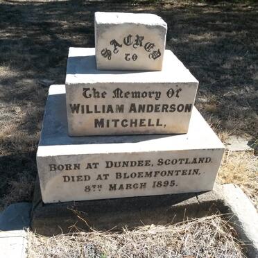 MITCHELL William Anderson -1895