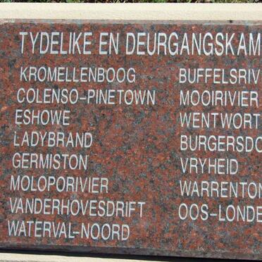 Temporary &amp; Transit Camps