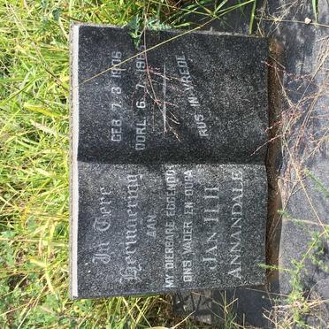 ANNANDALE Jan H.H. 1906-1965