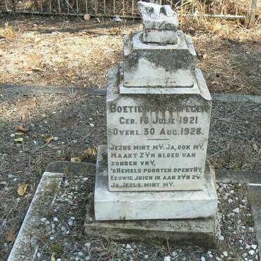 ASWEGEN Boetie, van 1921-1928