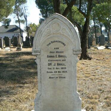 BRILL Anna E. 1853-1927