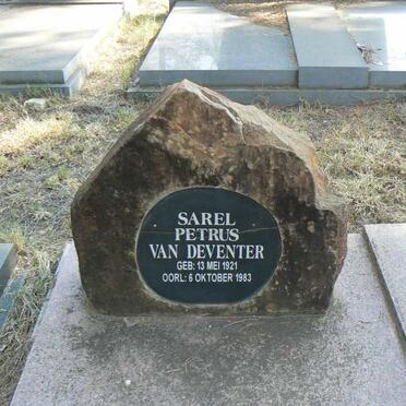 DEVENTER Sarel Petrus, van 1921-1983