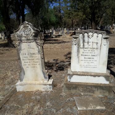 HAMILTON Eliza J. nee WESTLEY -1935 :: CHAMBERS Margaret Caroline -1934