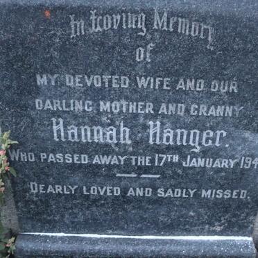 HANGER Hannah -1942