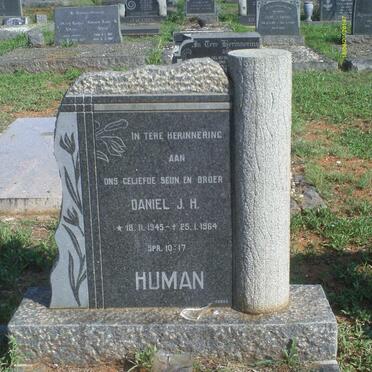 HUMAN Daniel J.H. 1945-1964